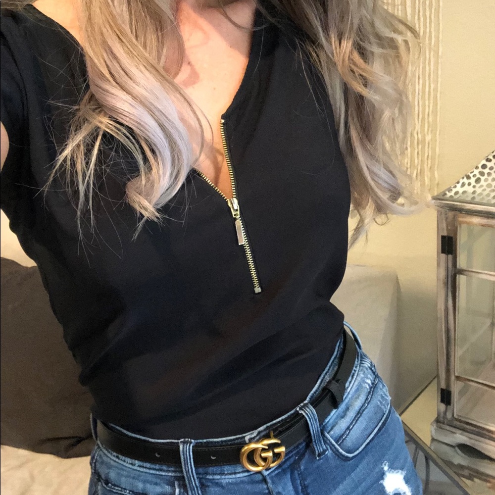 Black express top
